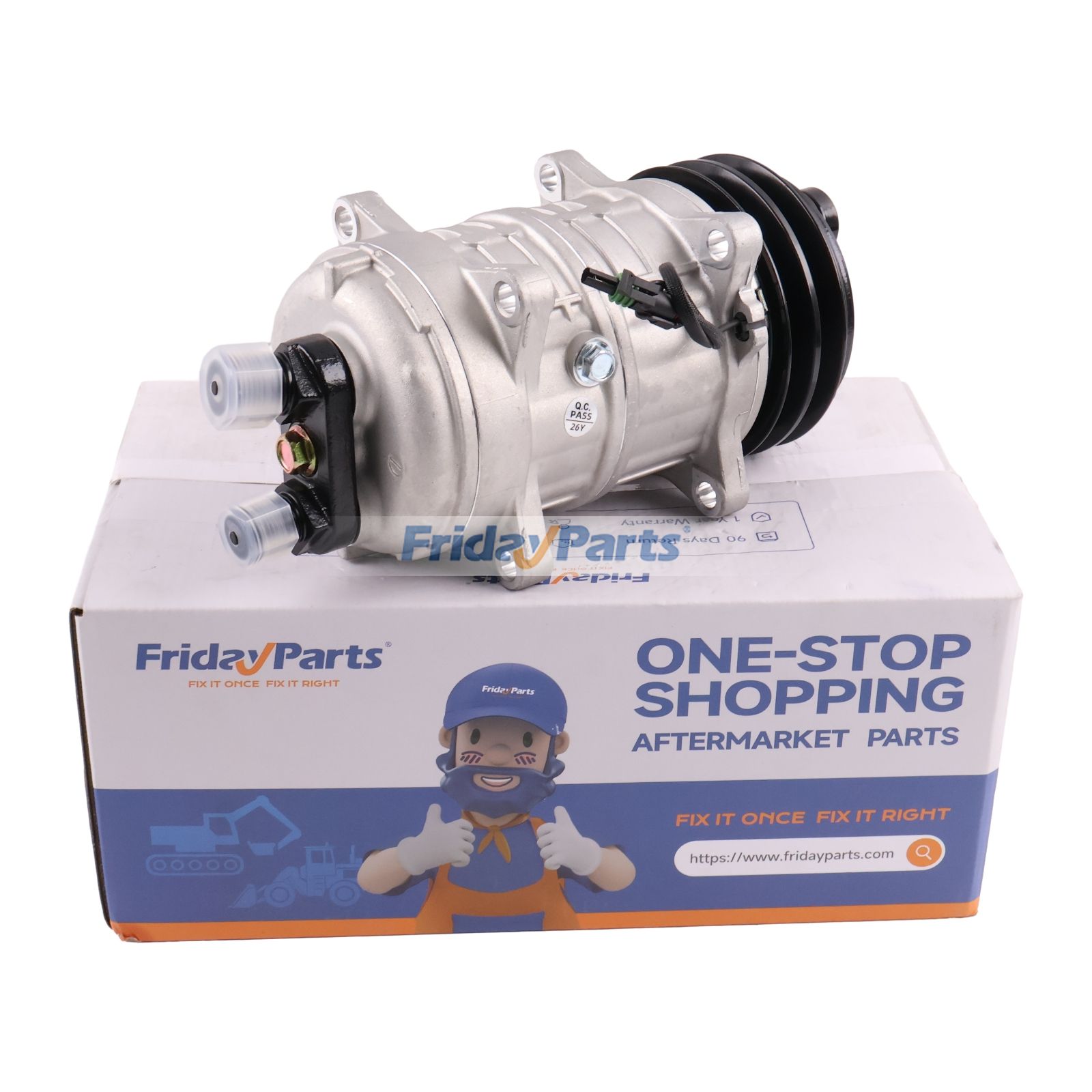 TM15 A/C Compressor 1001107339 for JLG Telehandler G10-55A G12-55A G10-43A G9-43A G6-42A