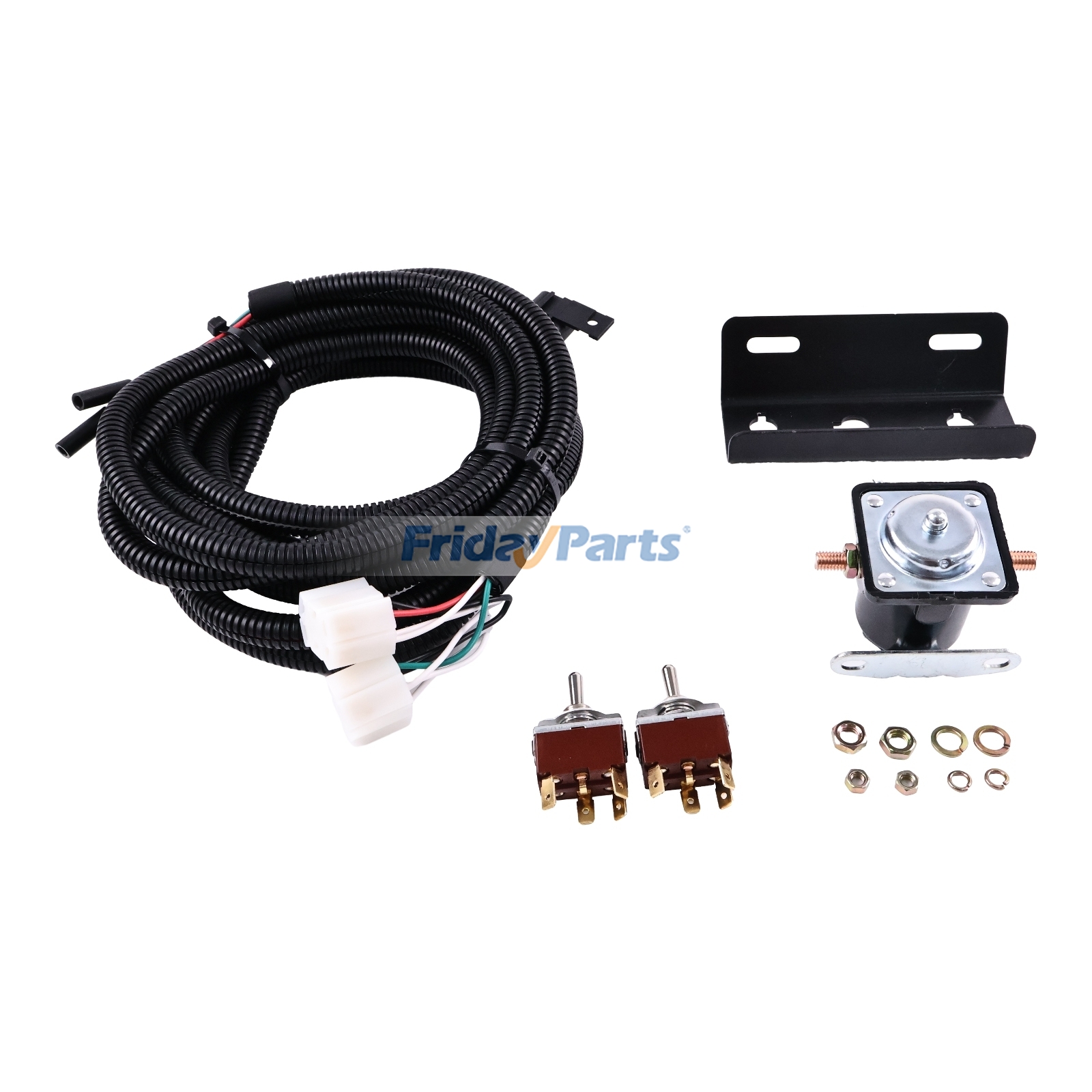 Kit de cableado y control de interruptor basculante 15478 1306080 1306075 1306070 15657 para bomba de quitanieves Meyer E47 E57 E60 de FridayParts