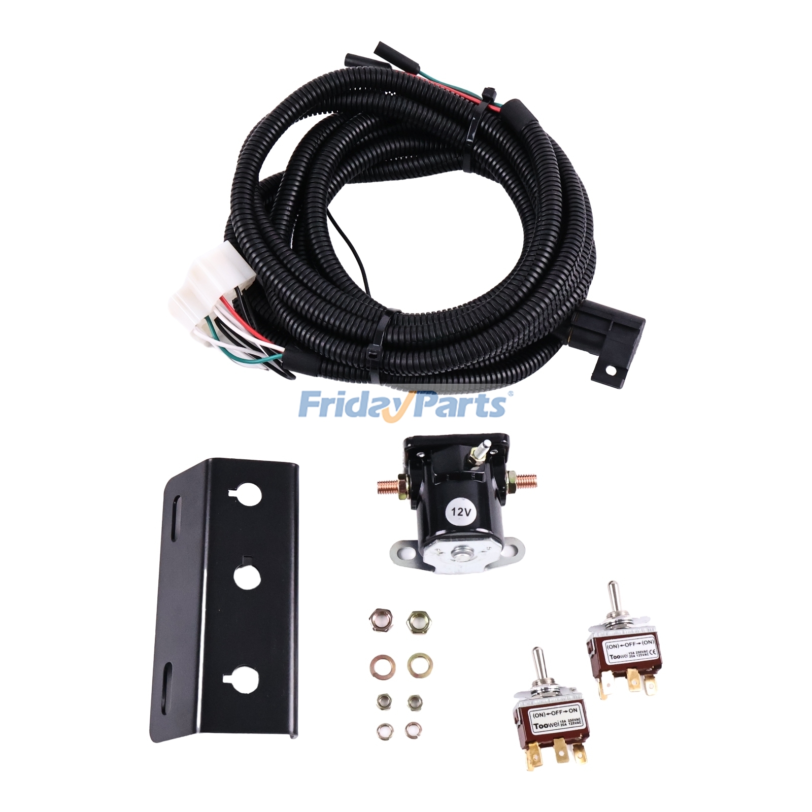 Kit de cableado y control de interruptor basculante 15478 1306080 1306075 1306070 15657 para bomba de quitanieves Meyer E47 E57 E60