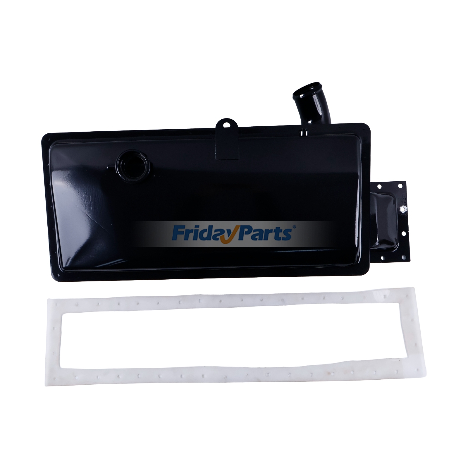 Truck Top Radiator Surge Tank Curved Neck With Gasket