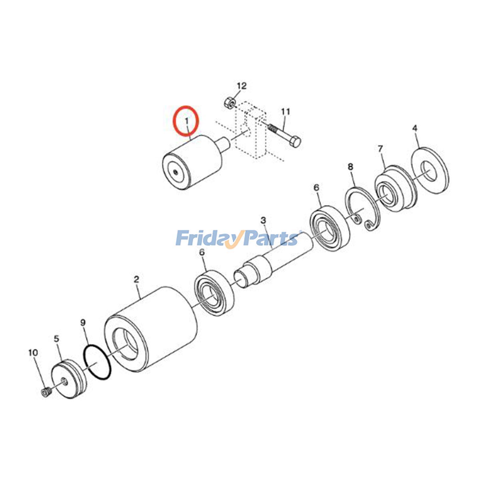 Top Upper Roller for Excavator
