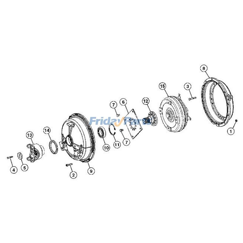 Torque Converter Wheel for Loader