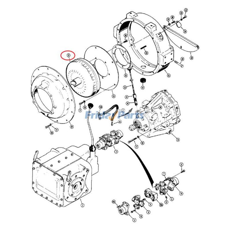 CASE用ローダー,トラクター用トルクコンバーター クローラーバックホー