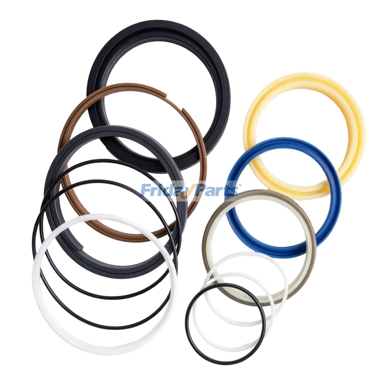 Kit di guarnizioni per tendicingolo 2418U130D35 per escavatore Kobelco SK200 SK200LC-6ES SK210-8 SK210LC SK215SRLC SK230SRLC-3