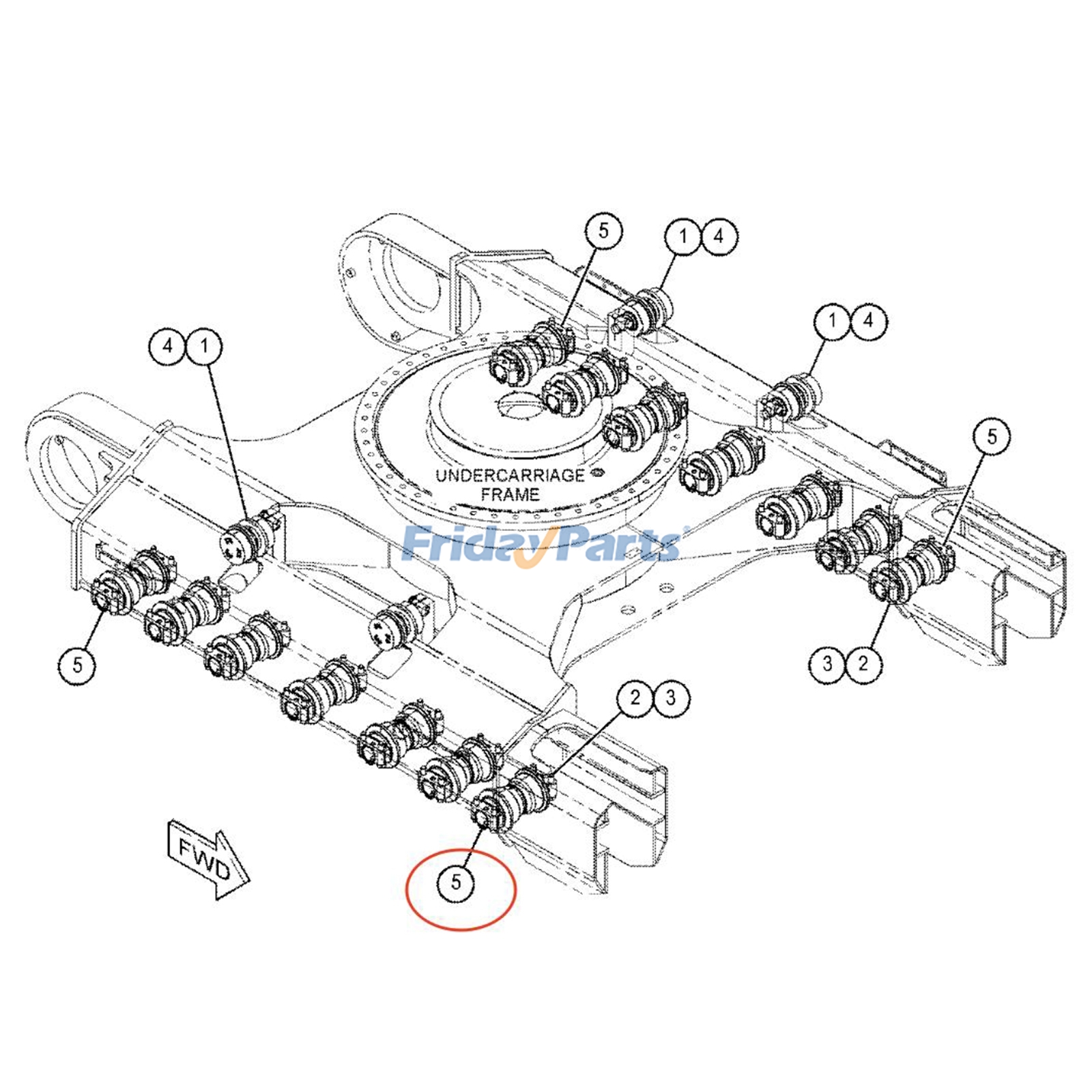 Track Roller for Engine,Excavator