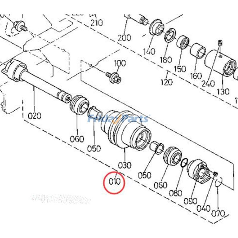 エクスカベーター トラックローラー ボトムローラー