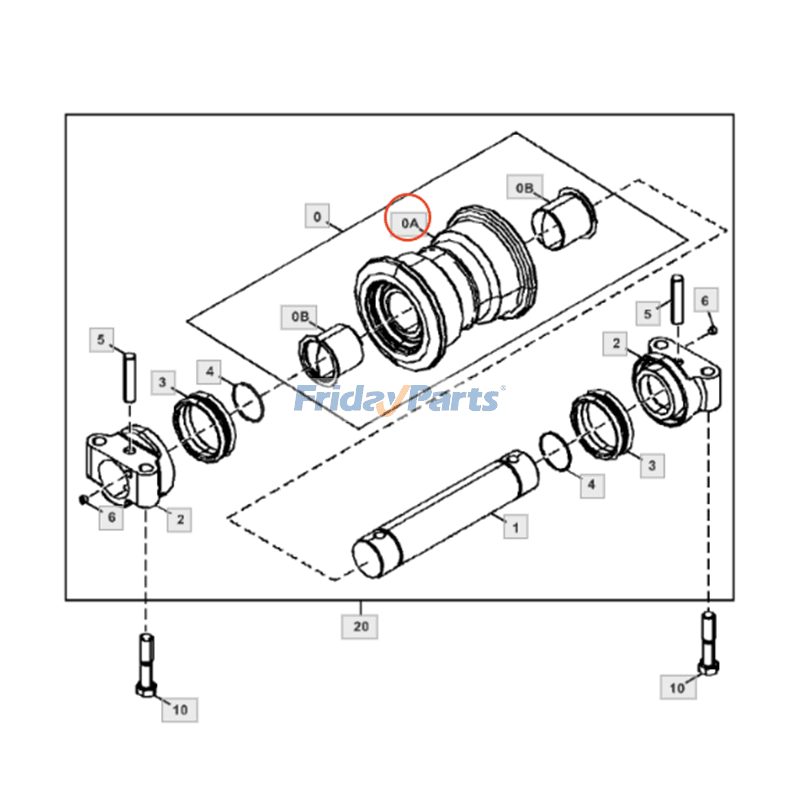 Track Roller for Excavator