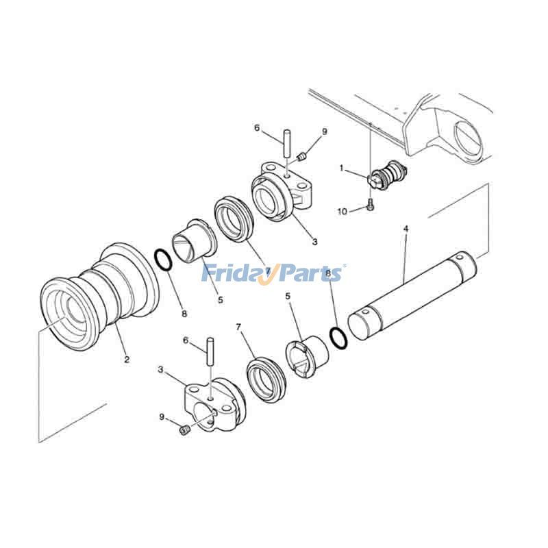 Track Roller New Holland for Excavator