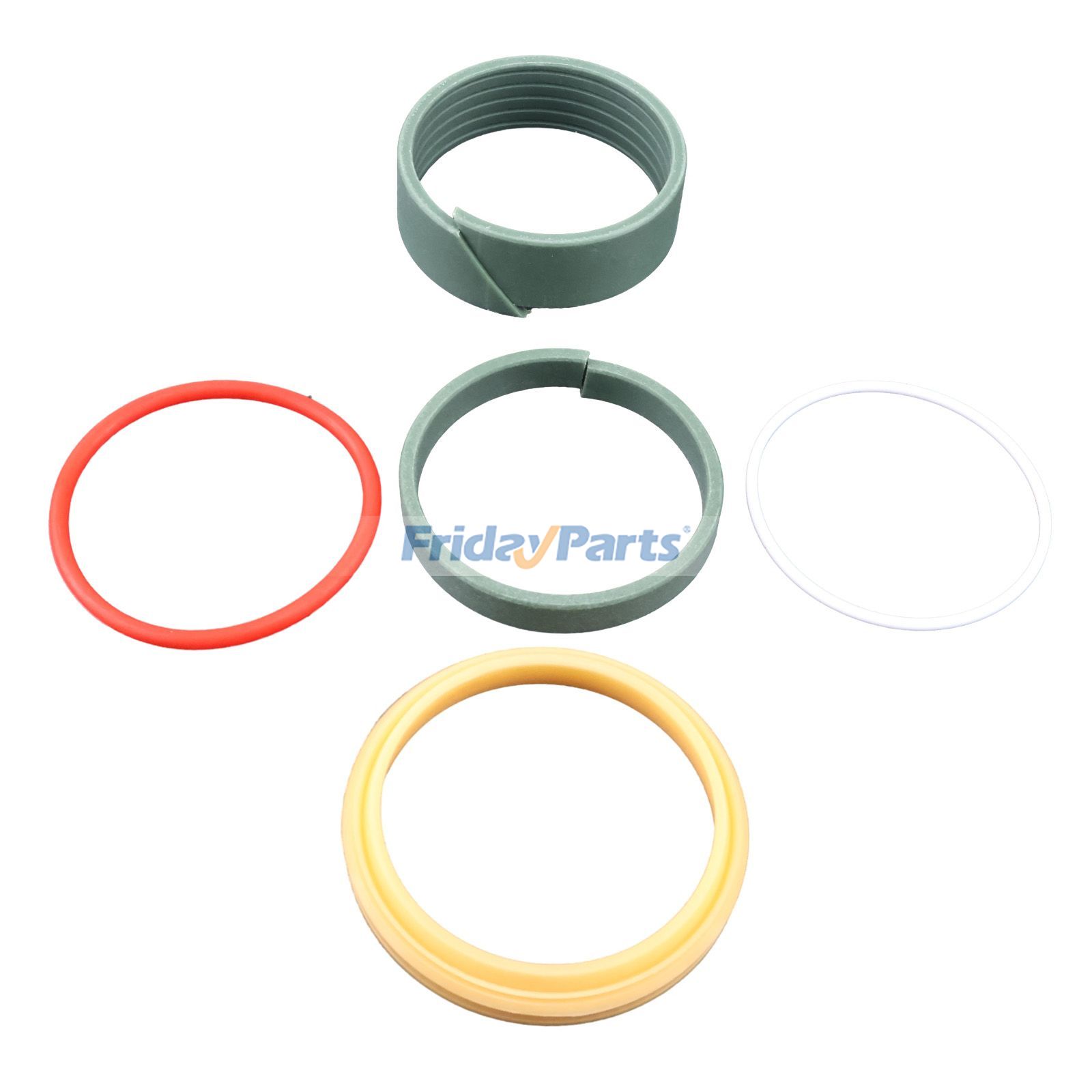 Kit de sellos del tensor de oruga 7163219 para excavadoras Bobcat 325, 329, 331, 337, 341, 425, 430, E32, E42, E50 y cargadoras T110, T140, T180, T250, T320, T550 y T750