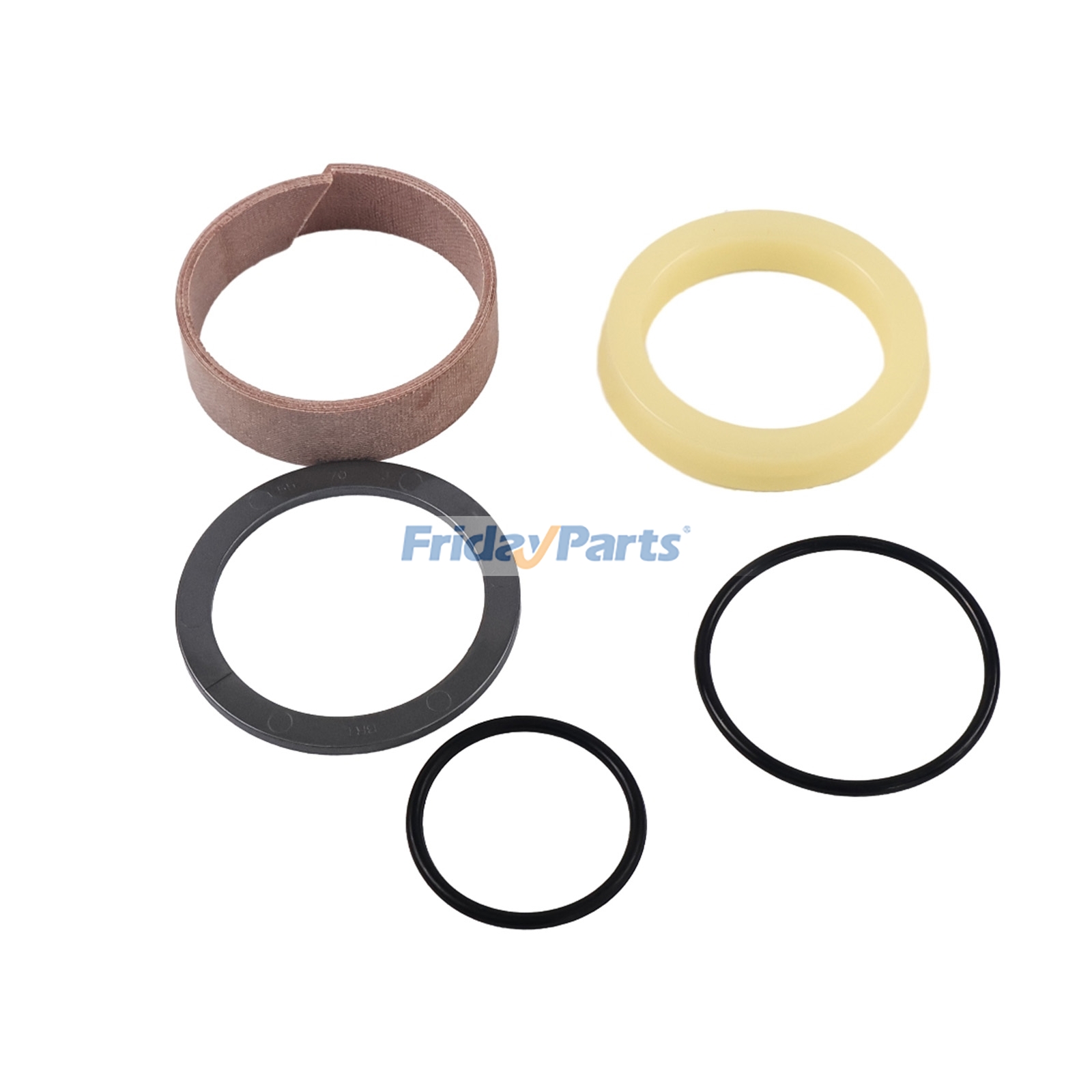 トラックスプリングシールキット K9000480 Doosan Solar 140LC-V 155LC-V 175LC-V 220LC-V 225LC-7A Terex TXC140-1 TXC175-1 TXC225-1 掘削機用