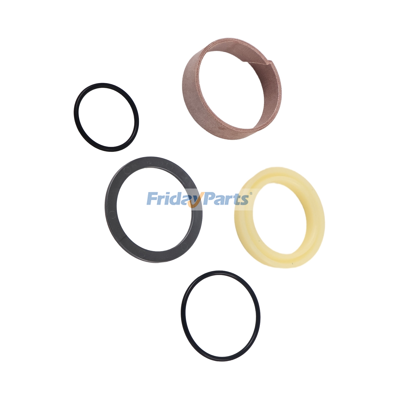 DOOSAN用,TEREX用用トラックスプリングシールキット K9000480 Doosan Solar 140LC-V 155LC-V 175LC-V 220LC-V 225LC-7A Terex TXC140-1 TXC175-1 TXC225-1 掘削機用