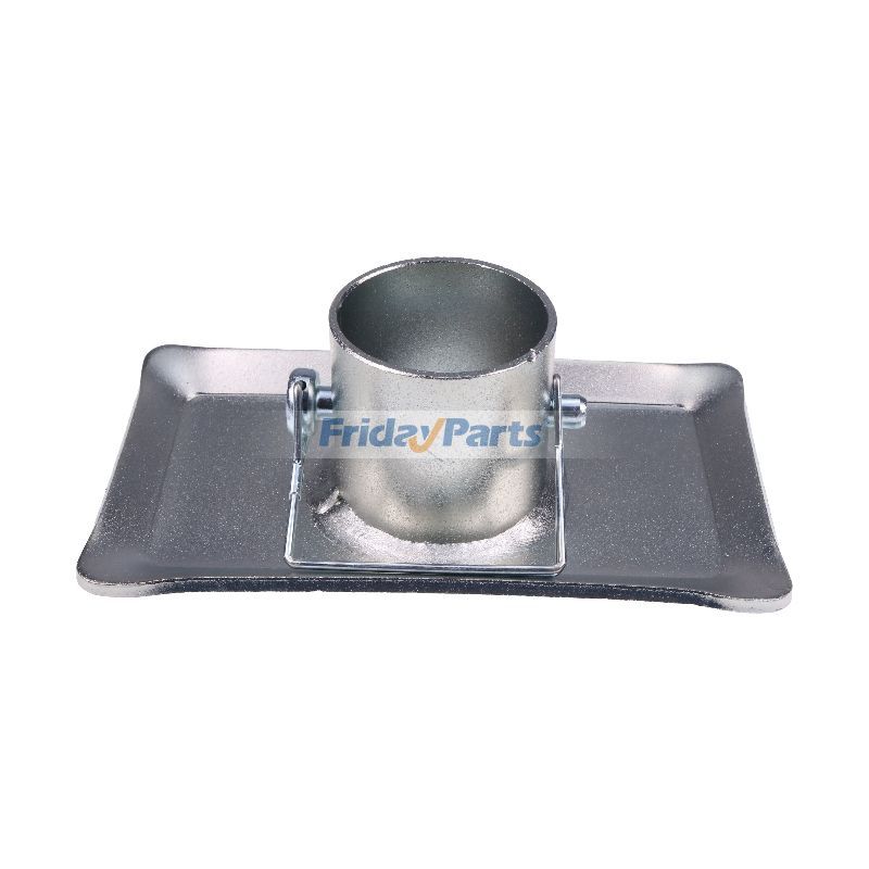 その他 トレーラージャックフットプレート ロックピン付き