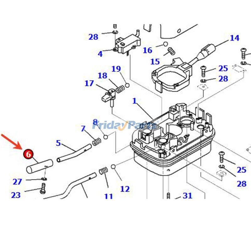 Transmission Control Grip for Compactor,Dozer,Loader
