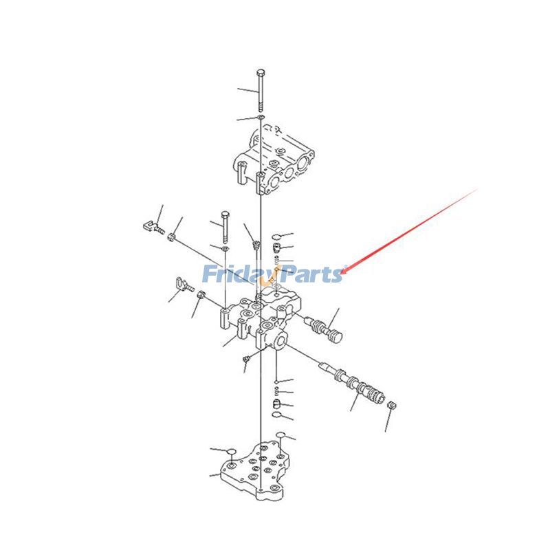 ブルドーザー,その他 トランスミッションコントロールバルブアセンブリパイプレイヤー