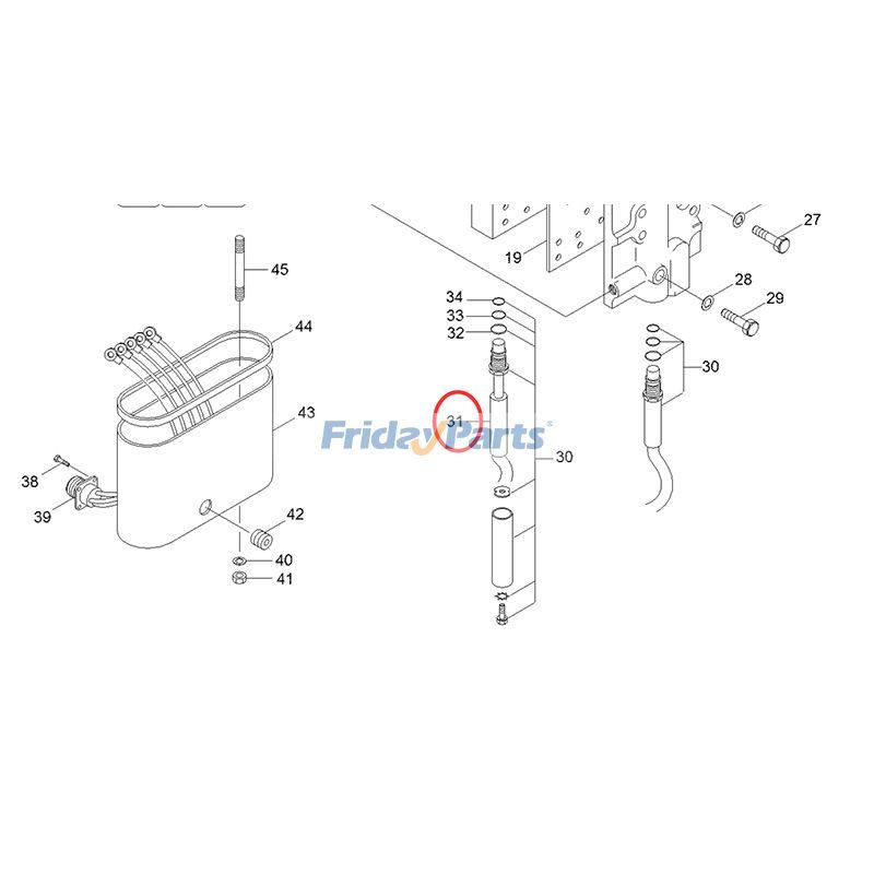 Transmission Control Valve Solenoid Coil 246283 for Hyundai Wheel Loader HL740-3 HL740TM-3 HL750-3 HL750TM3 HL780-3 for less