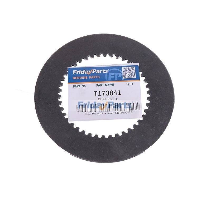 ジョンディアエンジン6068 6090ローダー624H 624K 644H 644K 724J TC62H用トランスミッションインナークラッチディスクT173842