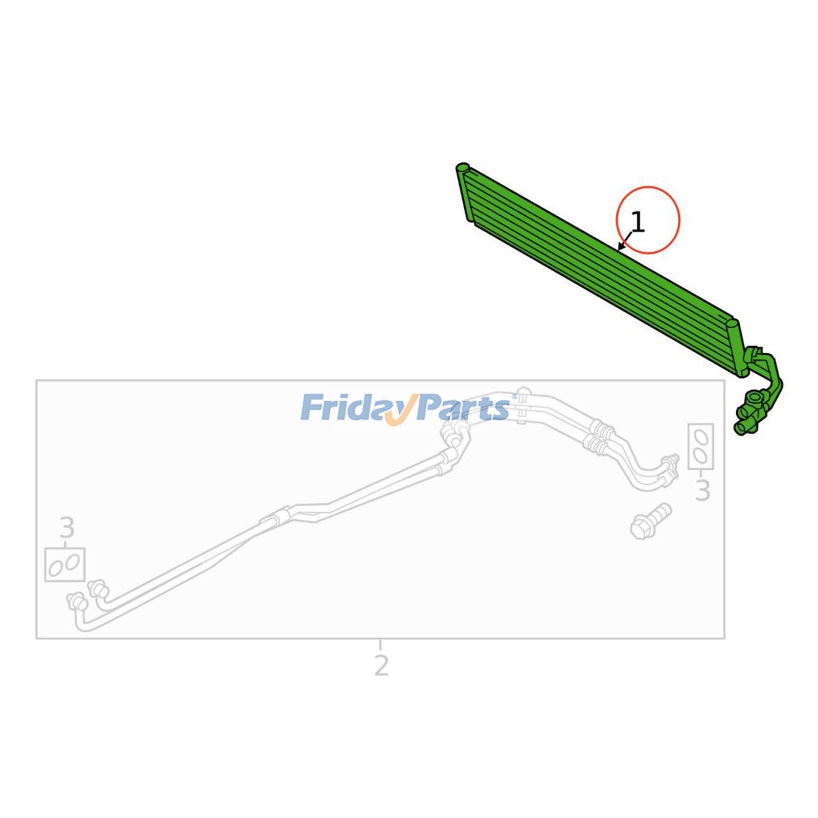 Transmission Oil Cooler for Vehicle