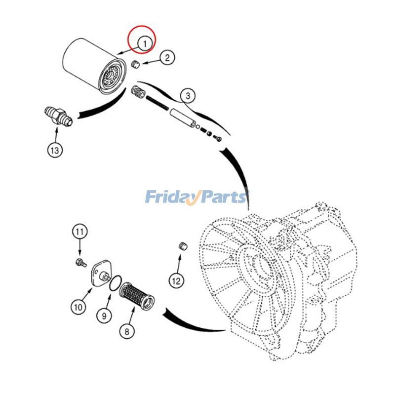 Parte para Motor,Pala cargadora