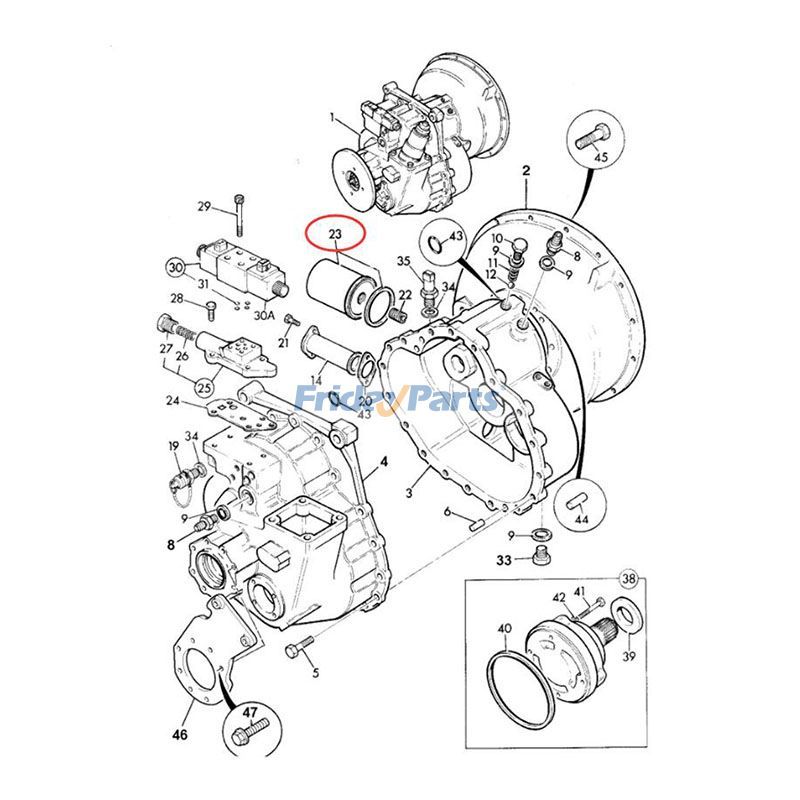 Getriebeölfilterfür Lader,Teleskoplader