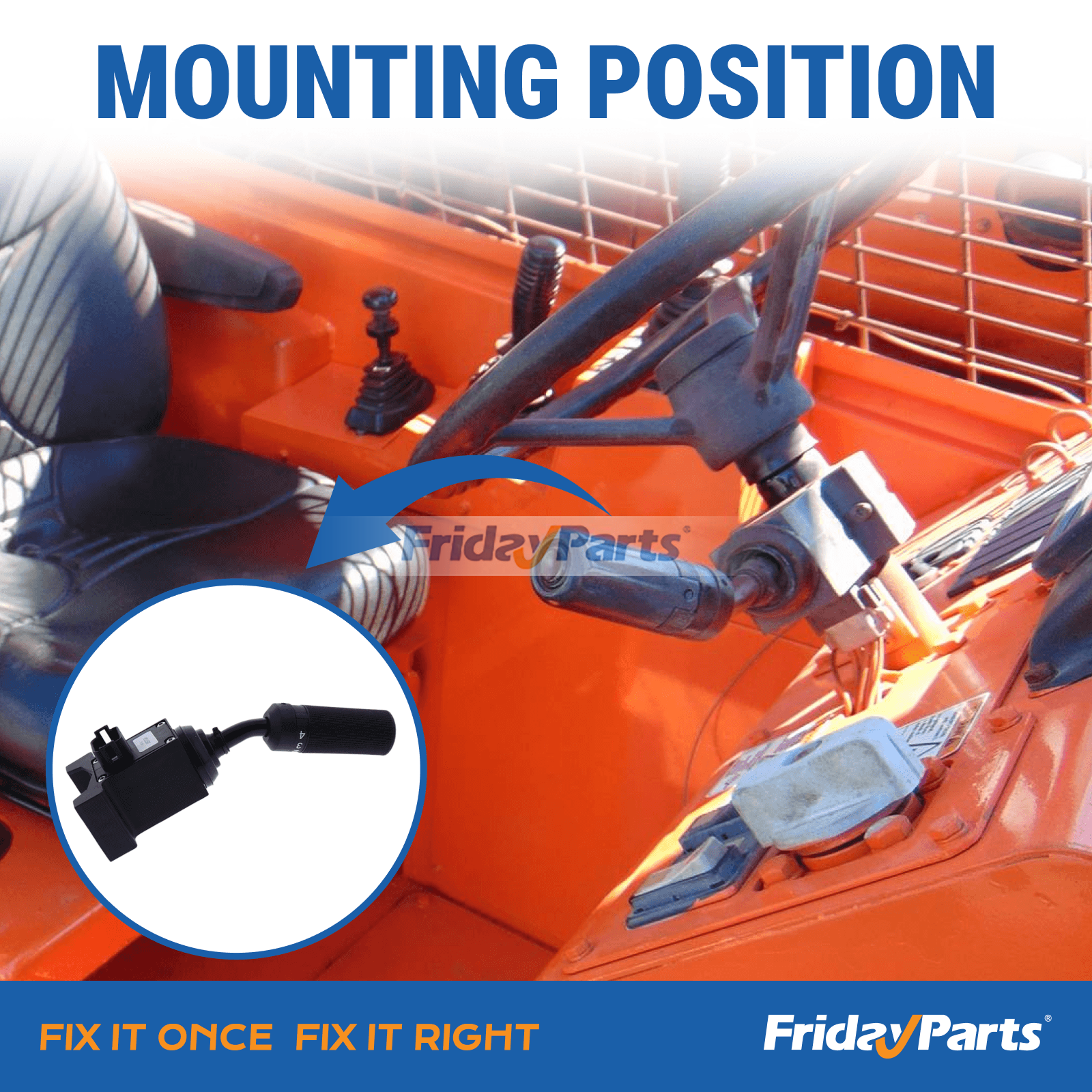 Transmission Shifter 8223072 for JLG Telehandler 644E-42 944E-42 for less