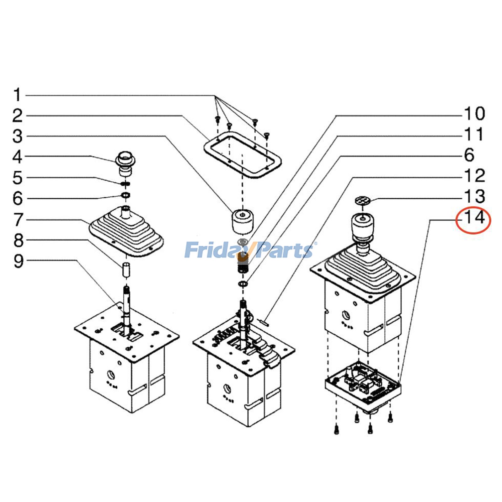 Transmission Control Plate for Motor Grader