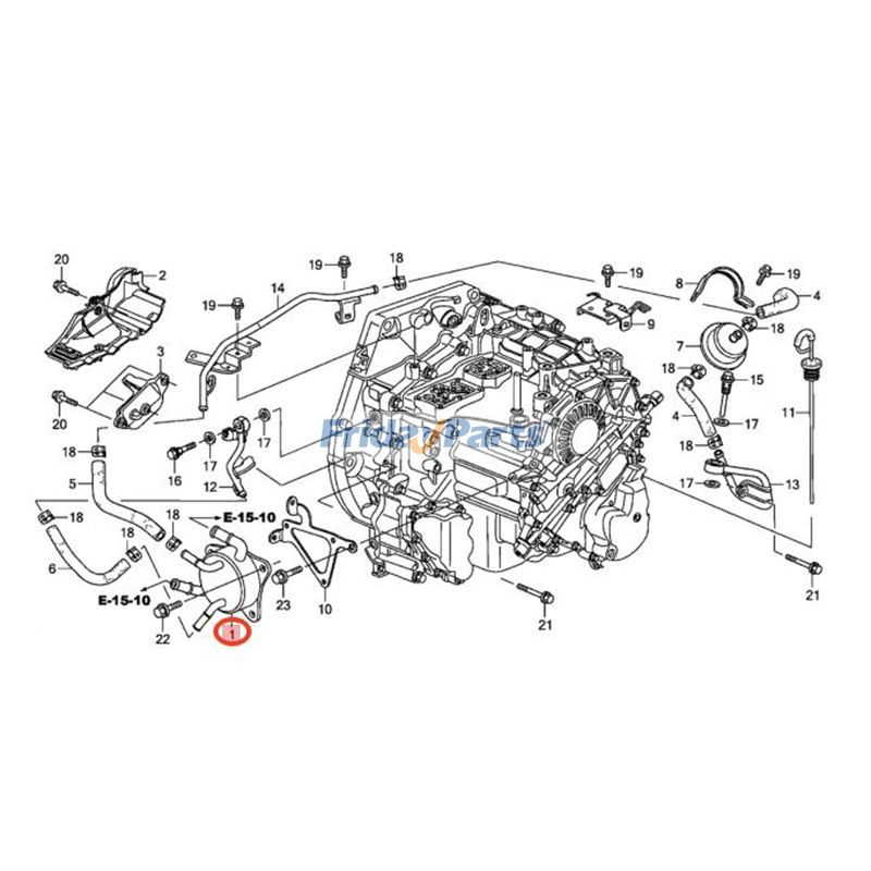 Transmission Oil-Fluid Cooler Warmer for Vehicle