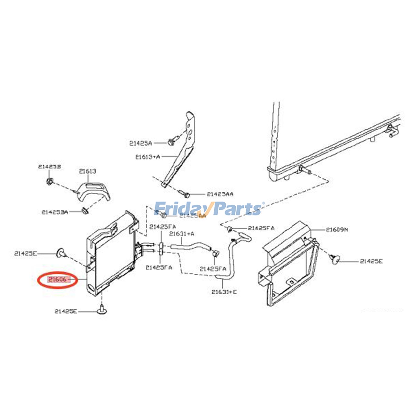 FridayParts Oil Cooler