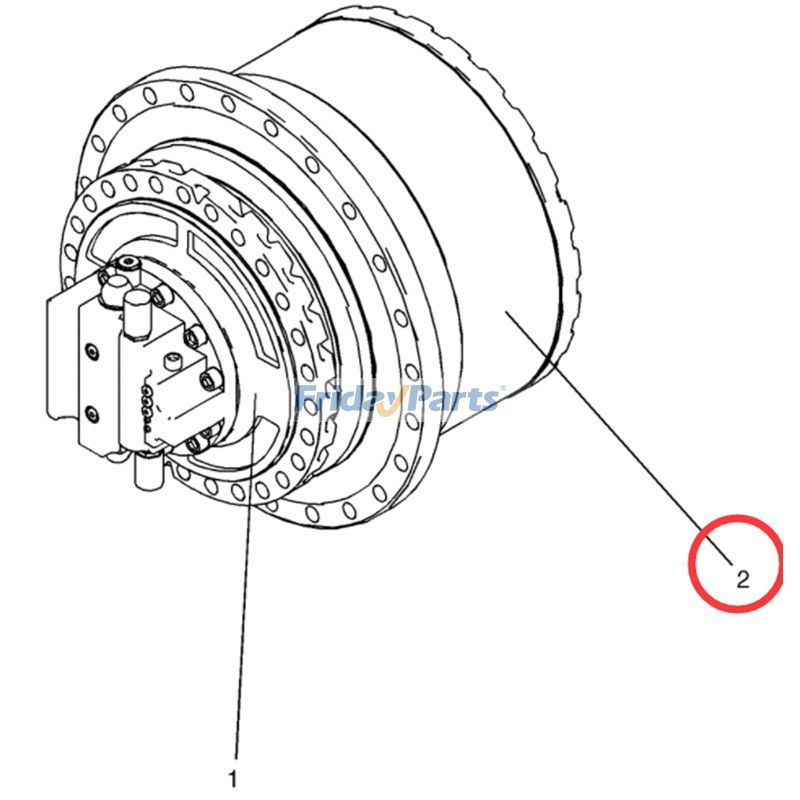 Excavator Travel Gearbox