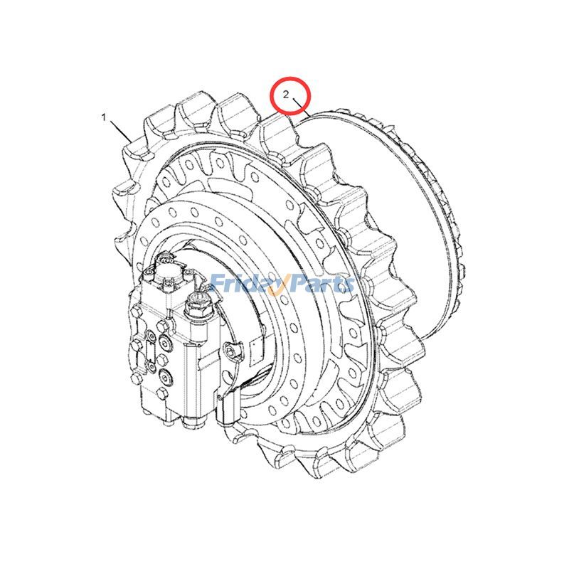 CAT用用キャタピラー CAT 掘削機 330F 30D2 L 329D 329E 329D2 L 用 モーター付きトラベルギアボックス 378-9568