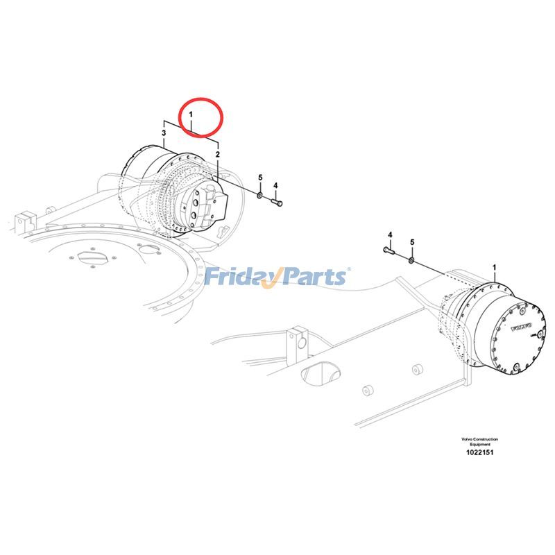 VOLVO用モーター付き旅行用ギアボックス