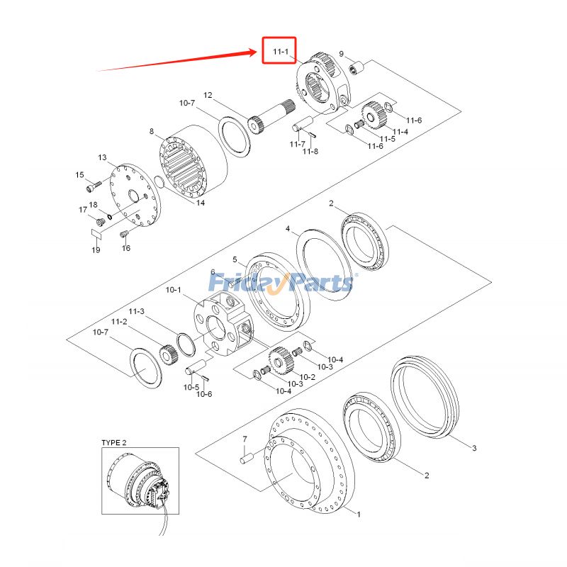 エクスカベーター 旅行用モーターキャリア
