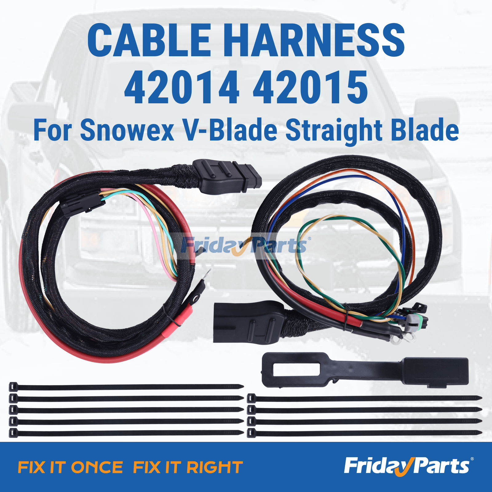 LKW- und Pflugseitenkabelbaumfür Schneegeräte