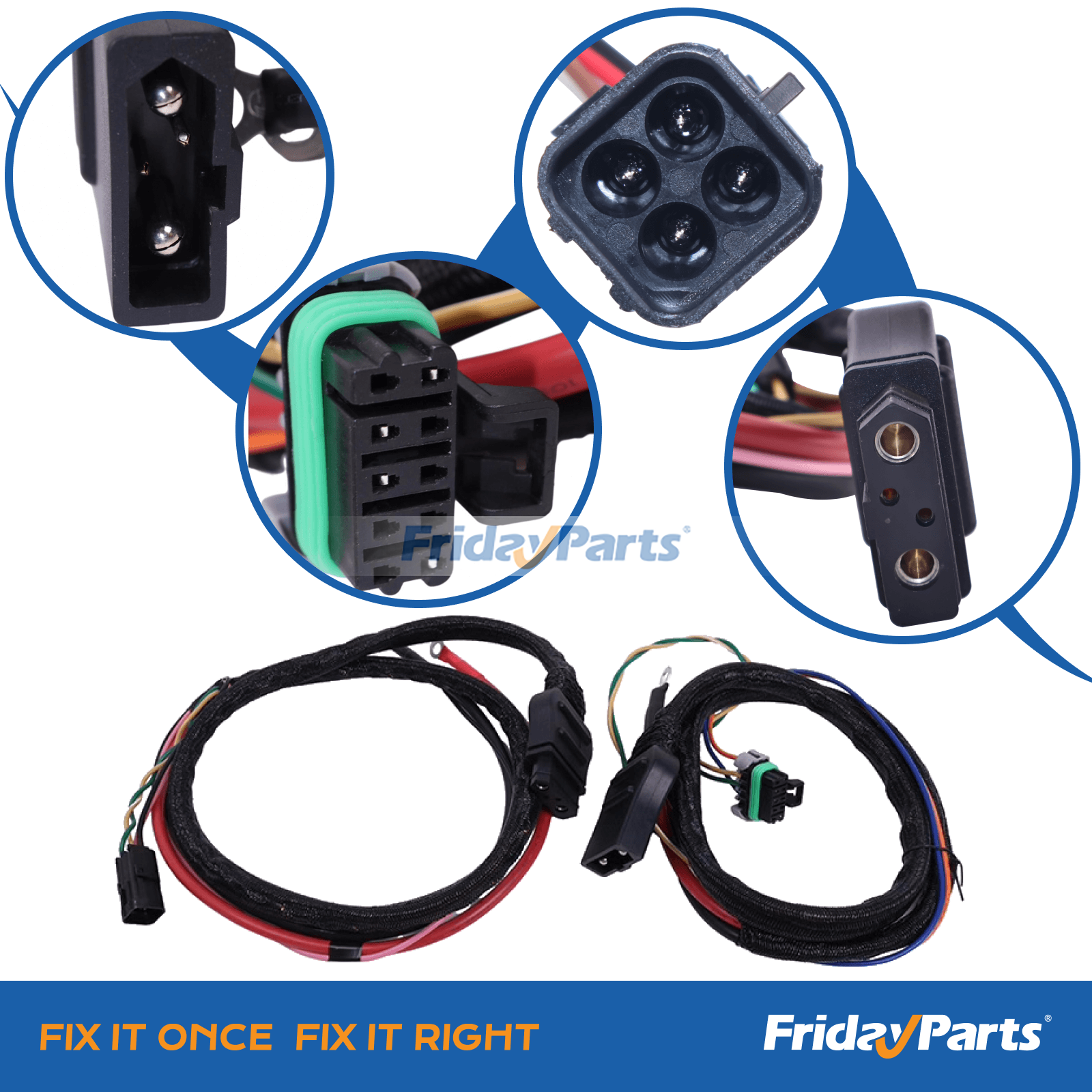 LKW- und Pflugseiten-Kabelbaum 42014 42015 für Snowex V-Blade Straight Bladefür Für andere Marken