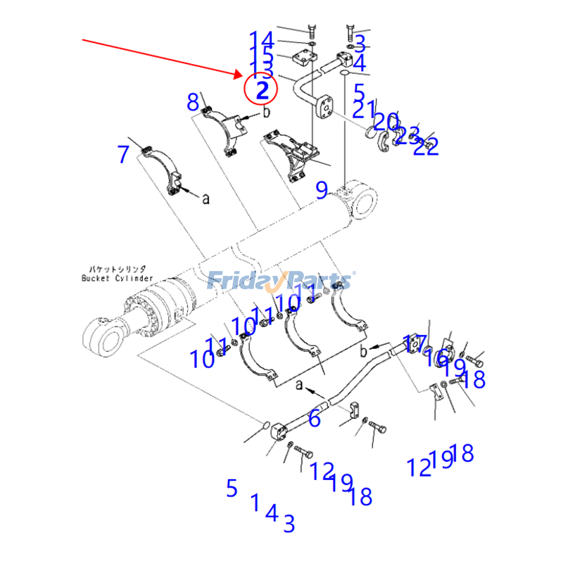 Tube  for Excavator