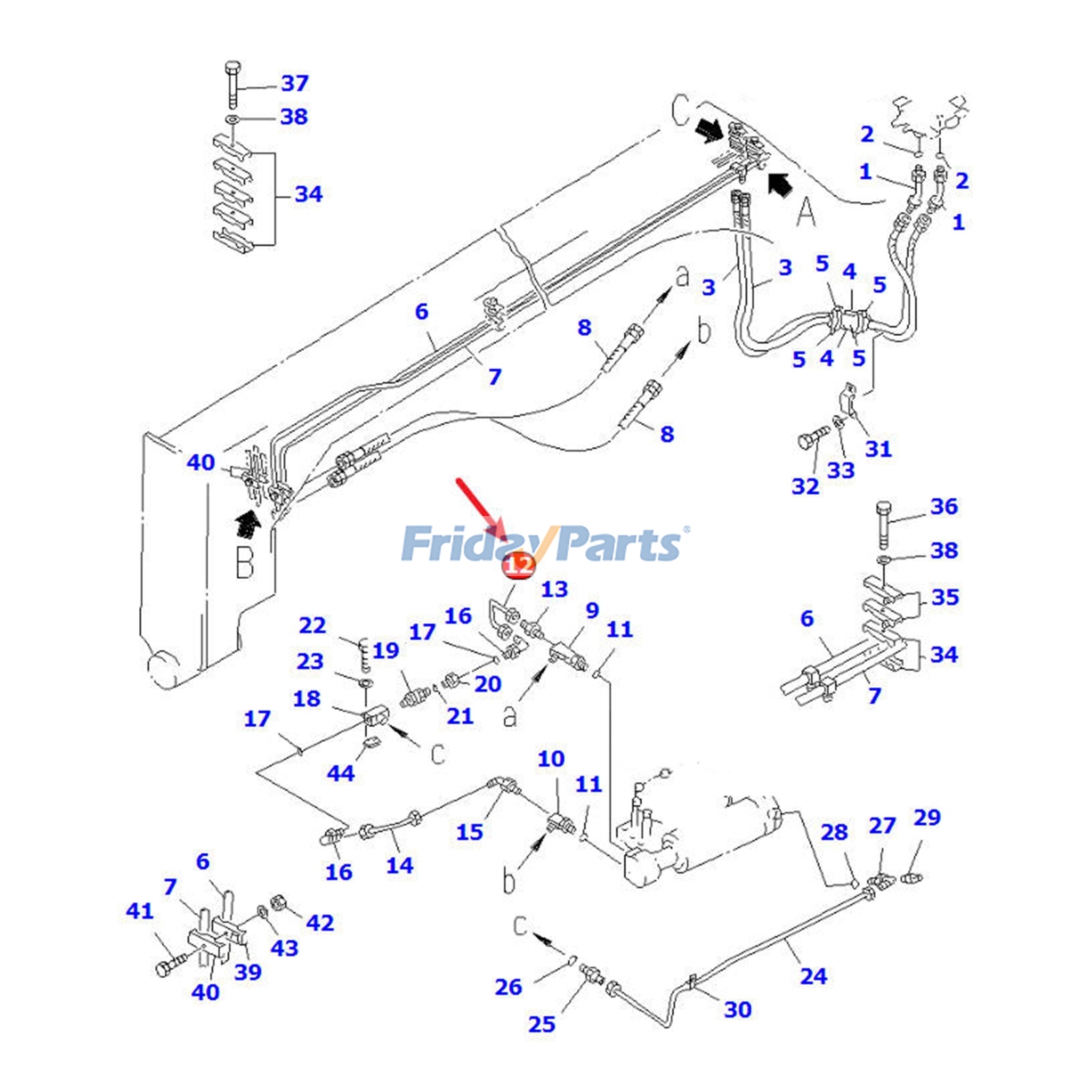 Tube for Motor Grader