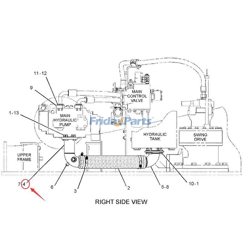 Tubeerpillar CAT for Excavator