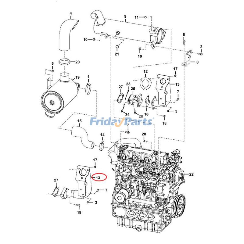 Tube d'échappement Compact Trackpour Chargeur