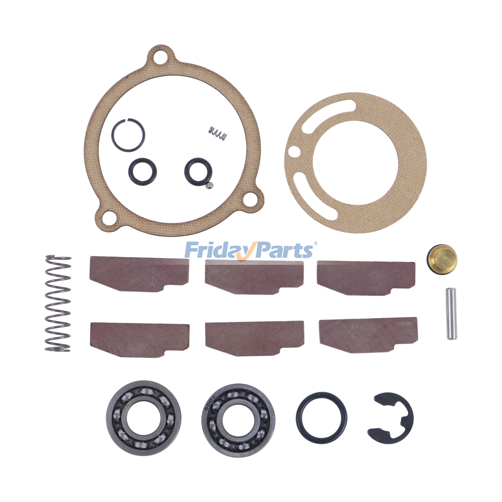 Kit de puesta a punto 231HP-TK1 para llave de impacto Ingersoll Rand 231G 231H 231HA 231HA-2 231HP 231HP-2 231R 231TL-2 231XP IR231GXP de FridayParts
