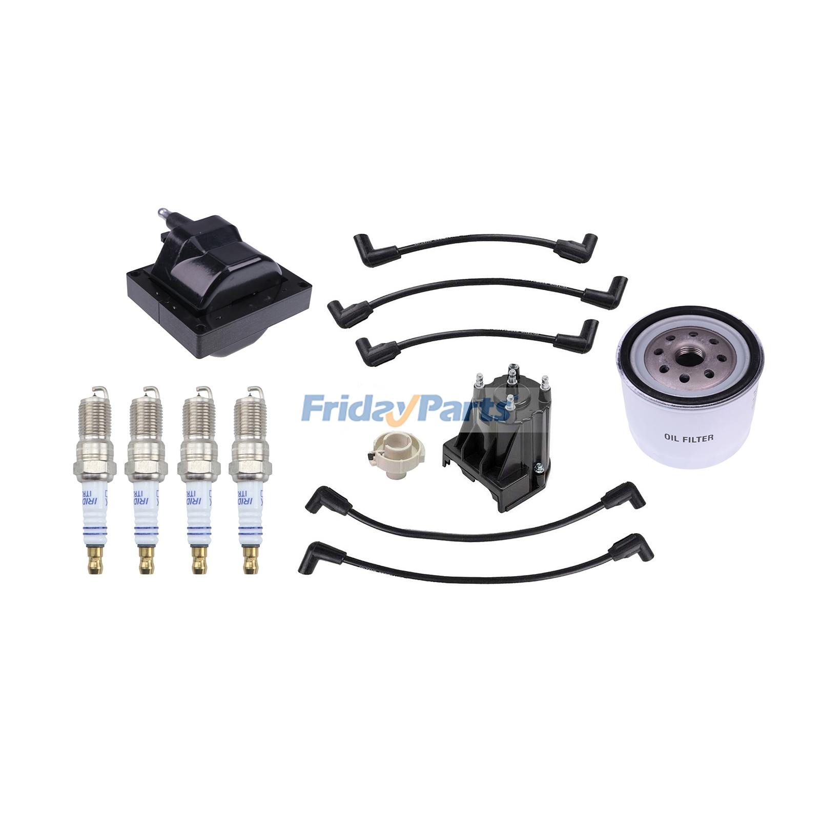 Tune Up Kit 84-816761Q14 811635Q2 BPR6EFS 35-866340Q03 38540027 for MerCruiser Engine 3.L