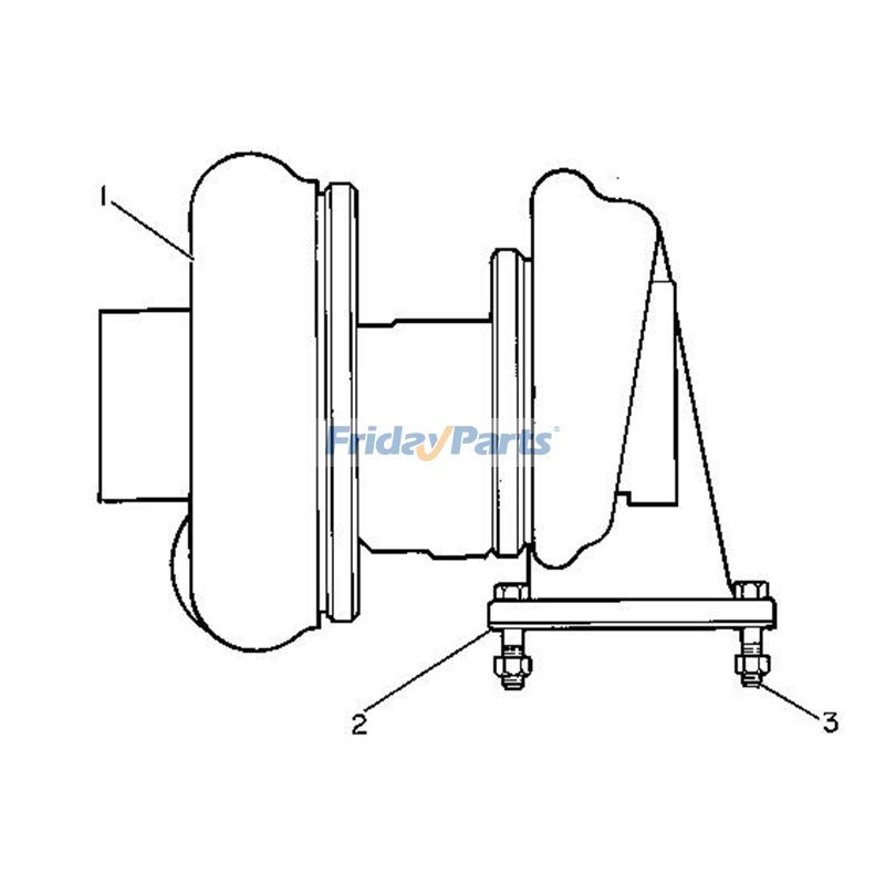  Turbo 4LF-302 Turbochargererpillar CAT Wheel For CAT