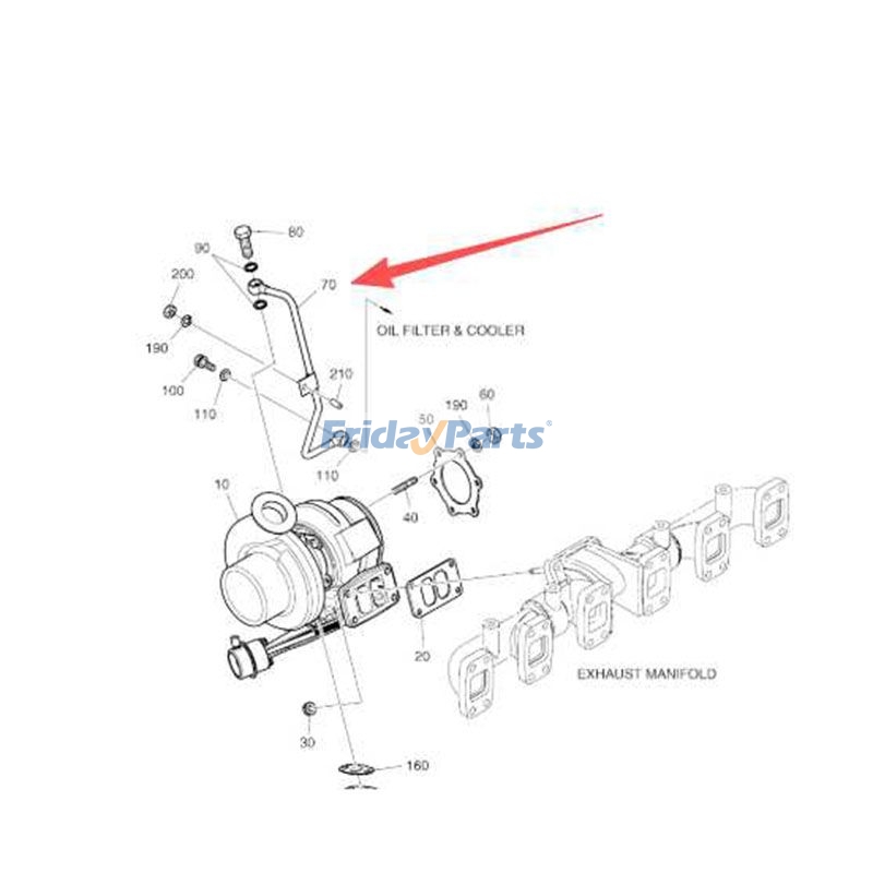 Oil Pipe  for Excavator