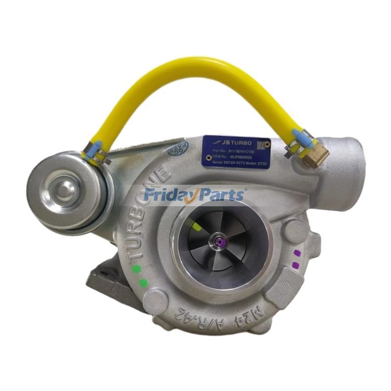 Turbocompresor GT22 B1118010C-C129 D3800074A para motor Weichai CA4D32 Camión Faw de FridayParts