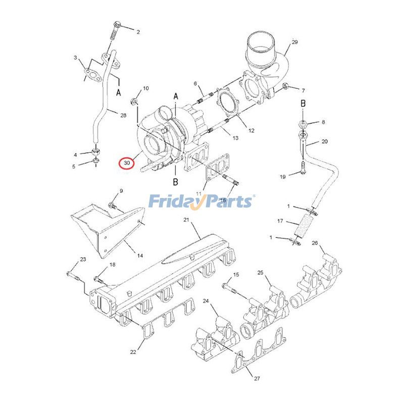 Turbo GT3571S Turbochargererpillar CAT For CAT Excavator,Loader