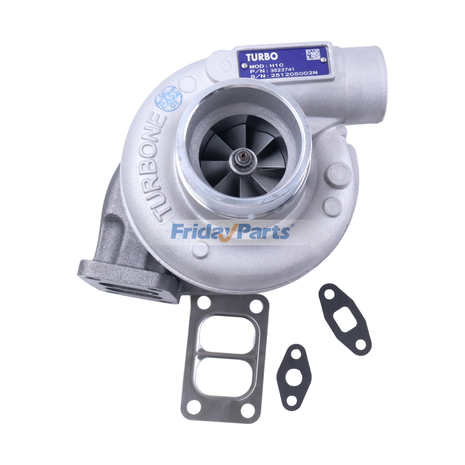 Motor  - Turbocompressor H1C 3523741 3802318 3802117 3523742 para motores Cummins 4BT 4B 4BTAA 6BTA