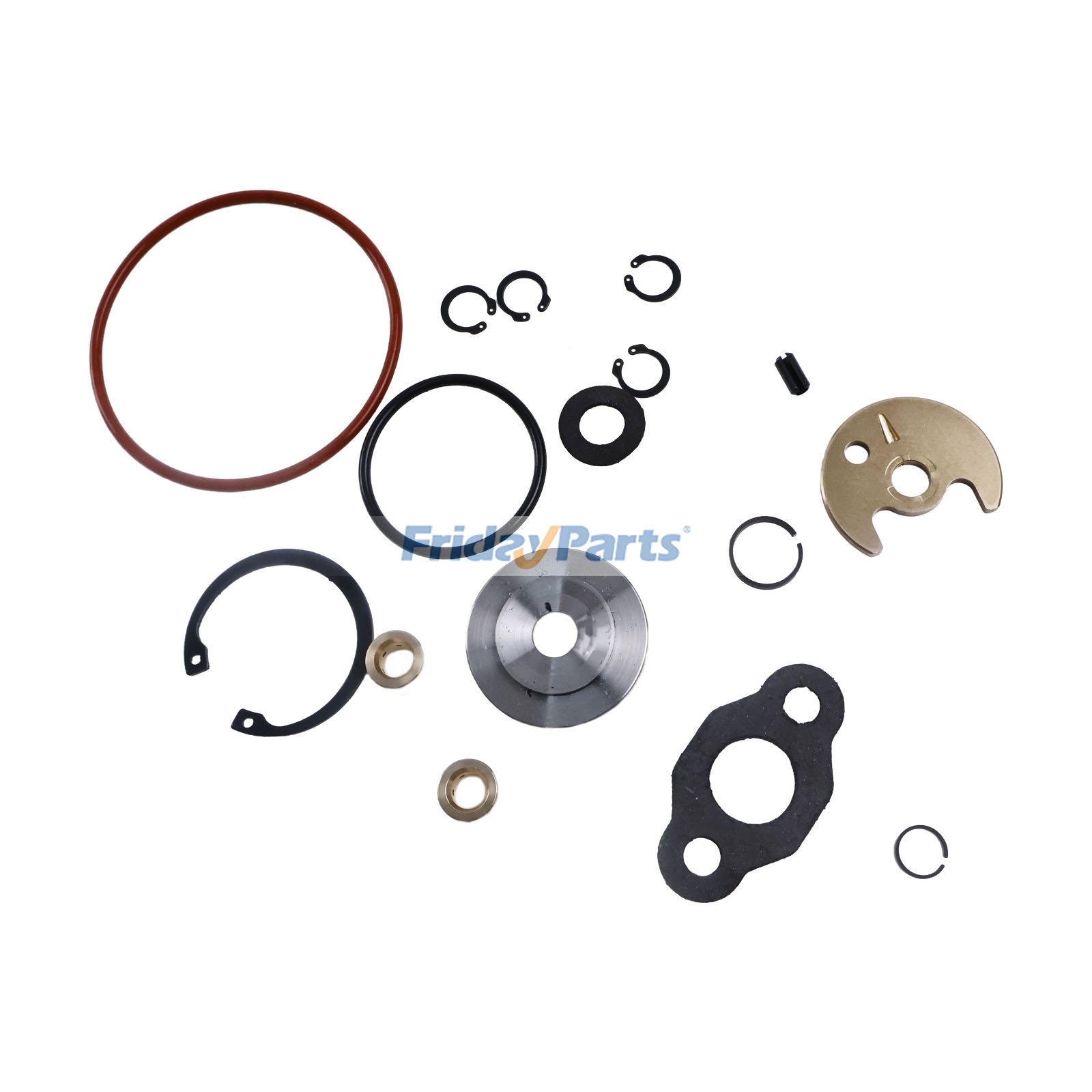 Turbo HE221W Repair Rebuild Service Kit for Komatsu Excavator PC200-8 Engine 4D107
