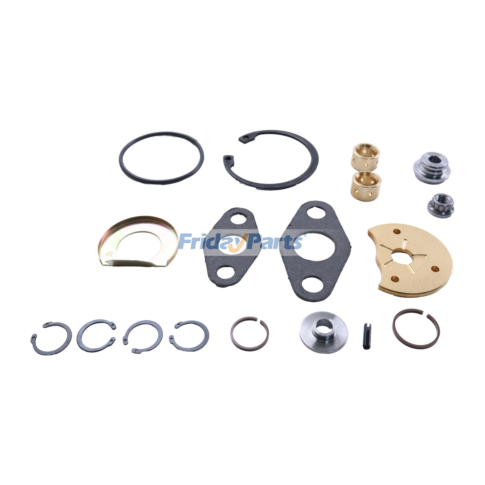 Kit de reparación y reconstrucción del turbocompresor Turbo HX35 para motor Komatsu 6D107E-1, excavadora PC200-8, PC228US-8, PC210-10M0 Para KOMATSU