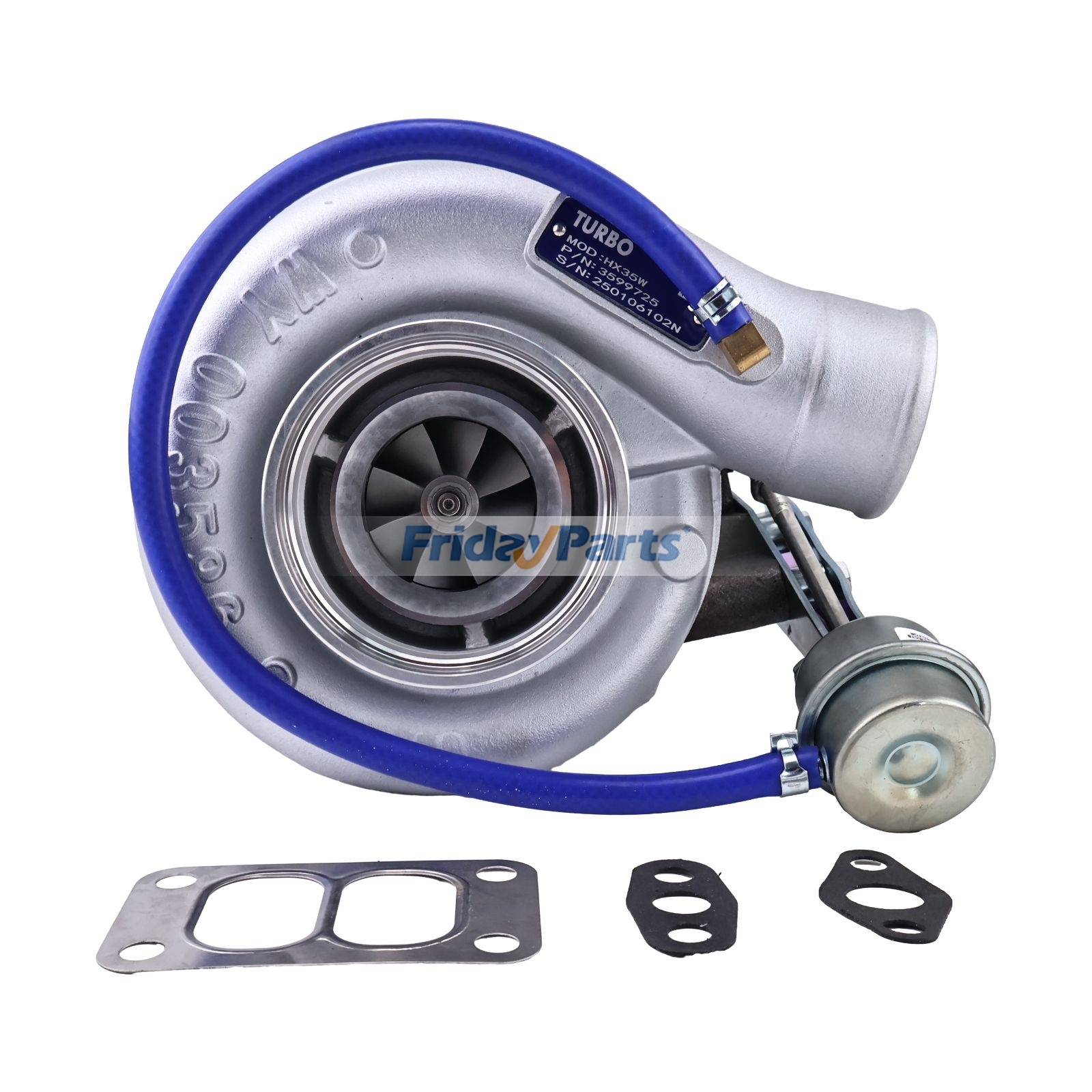 FridayParts Turbo HX35W Turbocharger