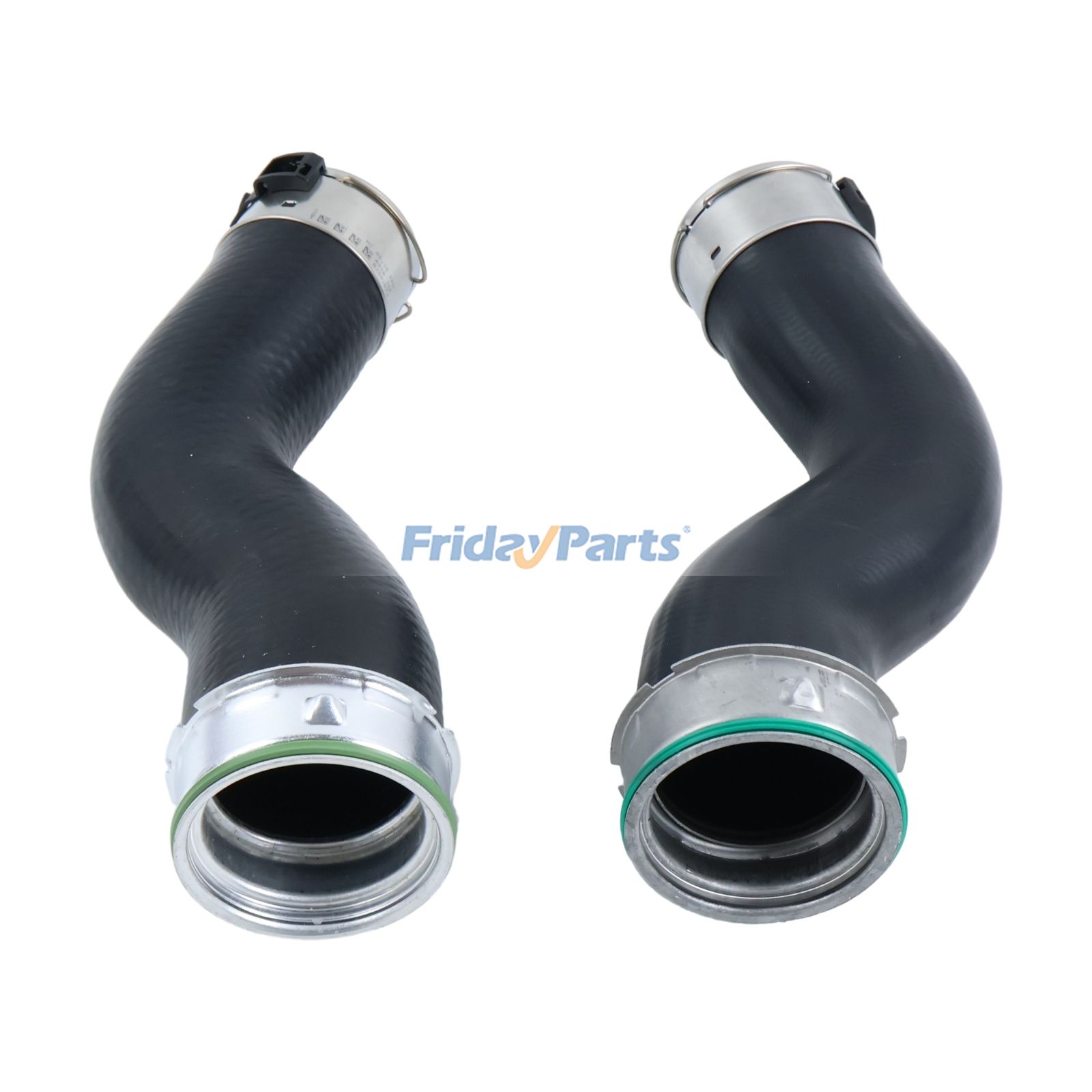 2 Pieces Turbo Intercooler Hose Pipe 11618515638 11618515639 for BMW X5 F15 sDrive2.5d xDrive2.5d