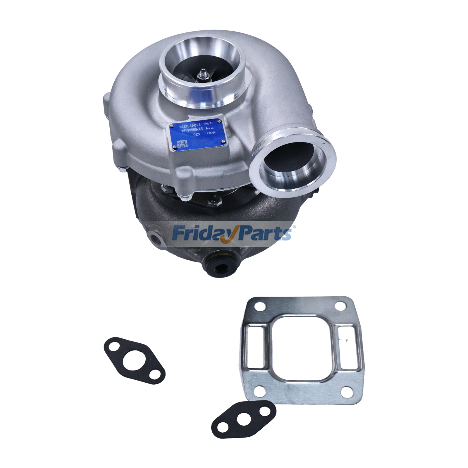 Motor,Marítimo  Para OUTRA MARCA - Turbo K26 Turbocompressor 53269886494 para VM Engine KR694HIW10 1985-09 Marine