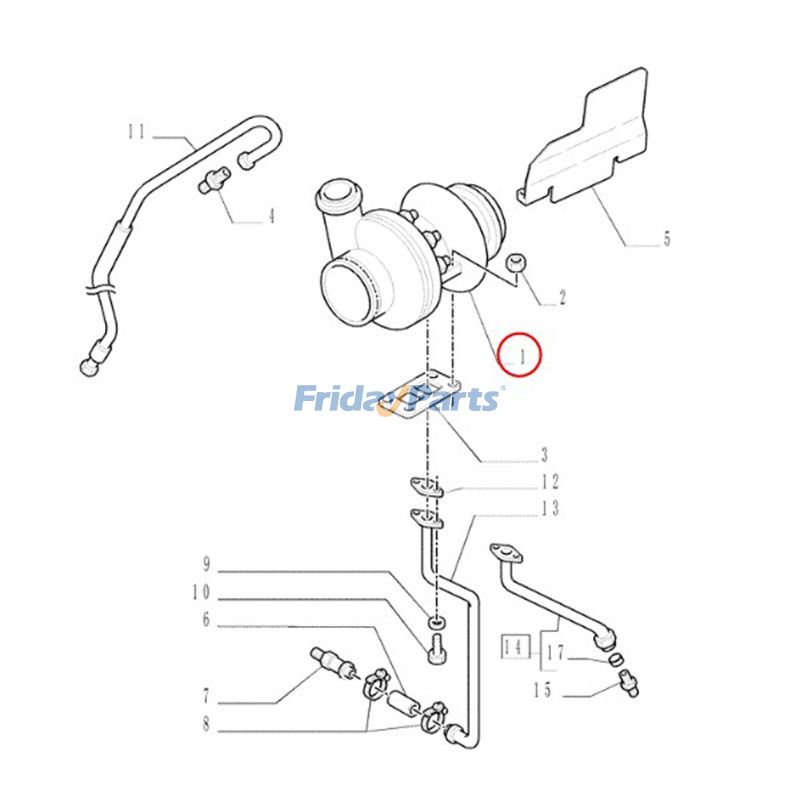 Turbocompresseur Turbo K27.2 de FridayParts
